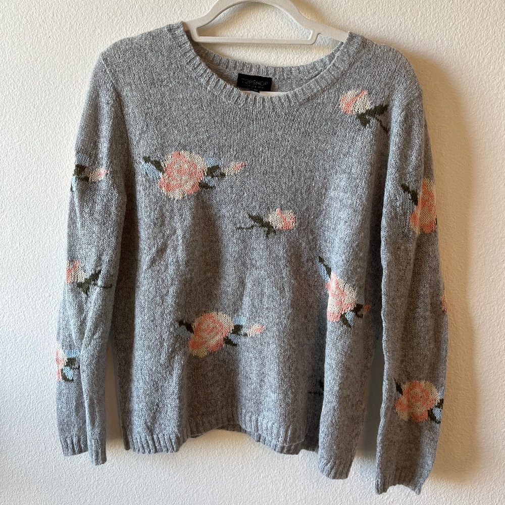 Y2K Floral TopShop Sweater